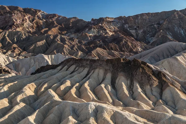 Badlands Zabriskie Point Death Valley National Park Καλιφόρνια Ηνωμένες Πολιτείες — Φωτογραφία Αρχείου