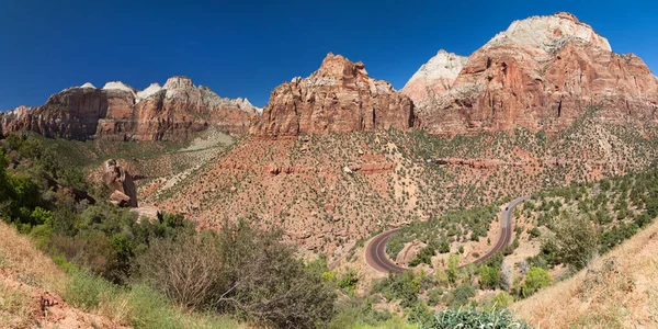 Sentinel Mount Spry East Temple Zion National Park Utah Usa — Stock Photo, Image