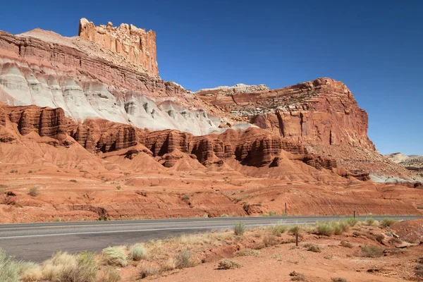 Castle Fruita Cliffs Capitol Reef National Park Utah Verenigde Staten — Stockfoto