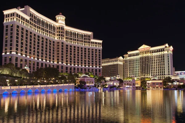 Las Vegas Nevada August 2019 Bellagio Und Caesars Palace Hotels — Stockfoto