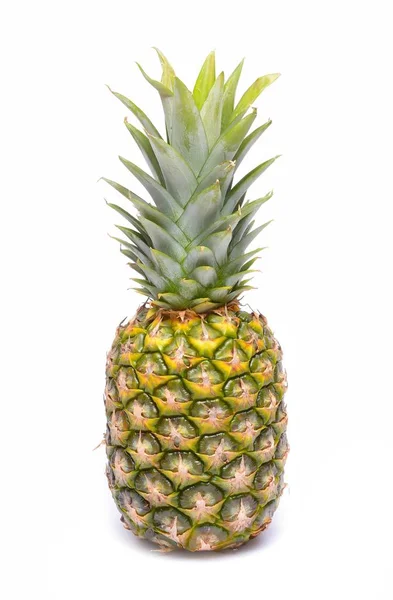 Ripe Pineapple Isolated White — Stock Photo, Image