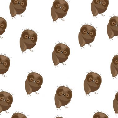 desen üzgün düşünceli baykuş