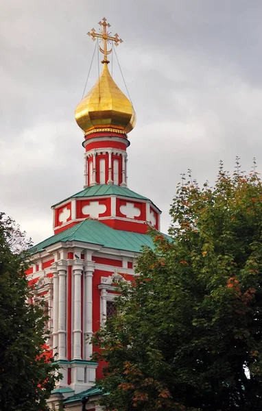 Architecture of Novodevichy convent in Moscow.