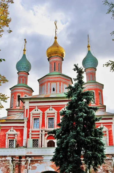 Architecture of Novodevichy convent in Moscow.