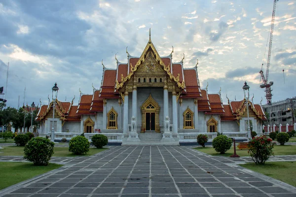 Wat Benchamabophit Dusitwanaram, Il tempio di marmo — Foto Stock