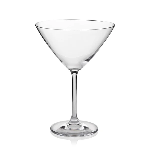 Crystal Martini Glass White — Stock Photo, Image