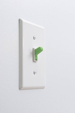 Yeşil enerji elektrik düğmesi