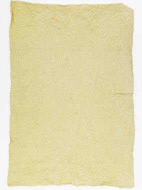 Beyaz izole kahverengi Kraft kağıt