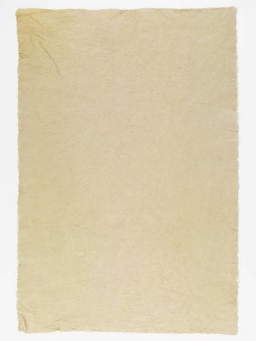 Beyaz izole kahverengi Kraft kağıt