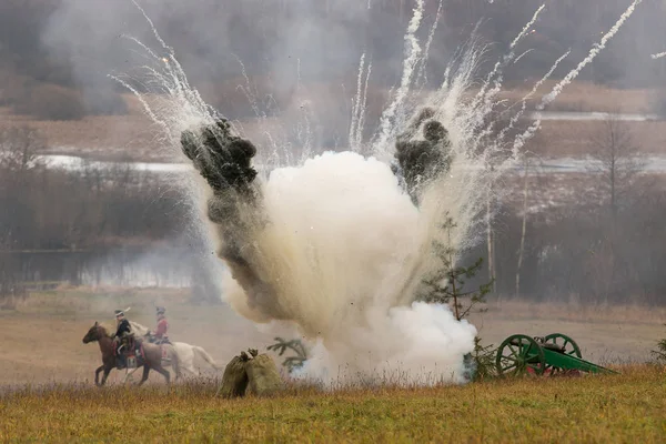 The Battle of Berezina — Stock Photo, Image