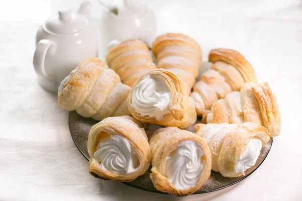 Tea with bakery — Stock Photo, Image