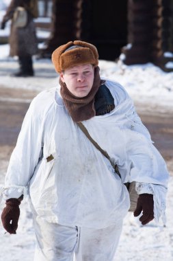 Dünya Savaşı. Beyaz Rusya gösteri performansları silahlı kuvvetlerinin 100 yıldönümü. 24 Şubat 2018 tarihi ve kültür sitesi 