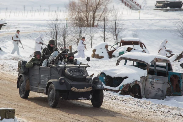 Tweede Wereldoorlog 100E Verjaardag Van Strijdkrachten Van Republiek Belarus Demonstratie — Stockfoto