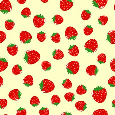 Çilek dan seamless modeli.