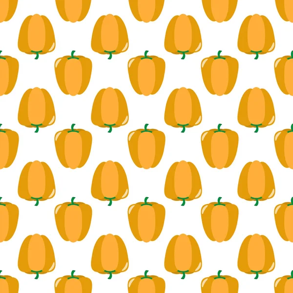 Hafif bir arka plan üzerinde turuncu biber seamless modeli.