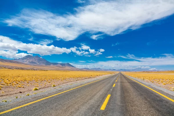 Carretera Desierto Atacama Altiplana Chile América Del Sur — Foto de Stock