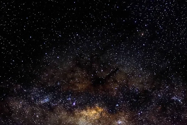 Estrelas Galáxia Espaço Exterior Céu Noite Universo Preto Estrelado Fundo — Fotografia de Stock