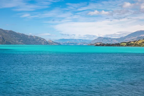 Allmänt Carrera Sjö Och Berg Vackert Landskap Chile Patagonien Sydamerika — Stockfoto