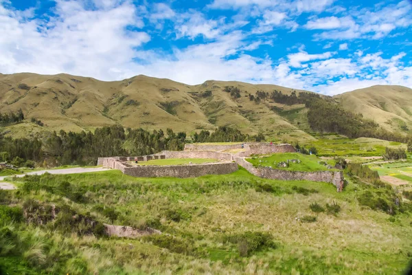 Пука Пукара Руины Древней Крепости Инков Куско Перу — стоковое фото