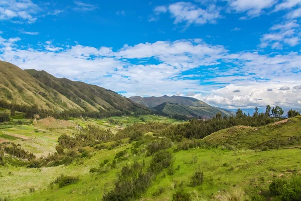 Puca Pucara Zřícenina Staré Pevnosti Inca Cuscu Peru — Stock fotografie