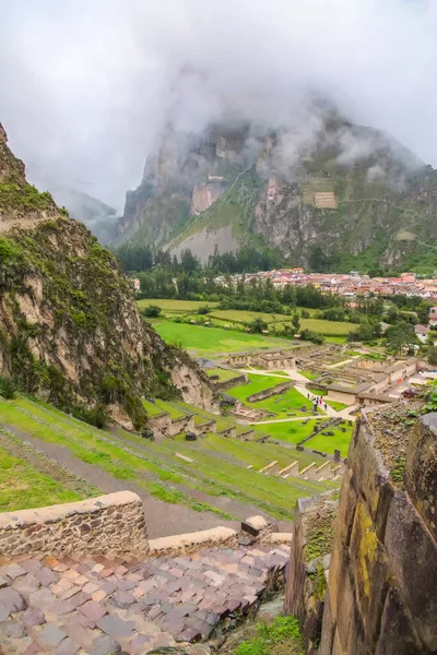 Ollantaytambo Inca Ruins Ollantaytambo Sacred Valley Incas Peru South America — Stock Photo, Image