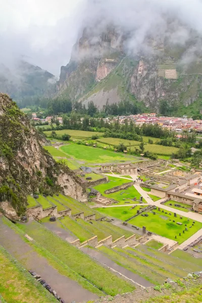 Ollantaytambo Ruines Inca Ollantaytambo Vallée Sacrée Des Incas Pérou Amérique — Photo