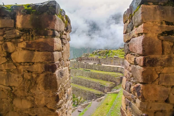 Ollantaytambo Ruines Inca Ollantaytambo Vallée Sacrée Des Incas Pérou Amérique — Photo