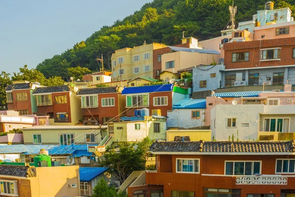 韓国釜山市甘川. — ストック写真