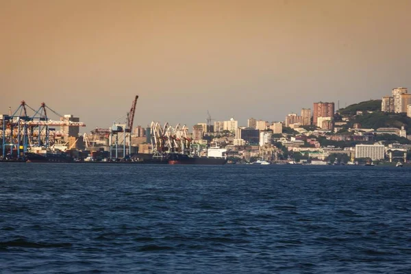 Vladivostok, a city on the sea.