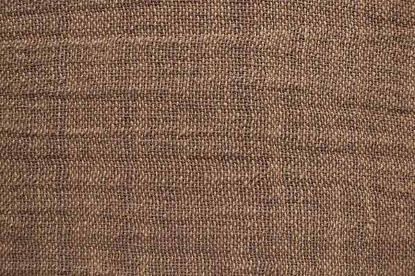 Brown linen cloth. — ストック写真