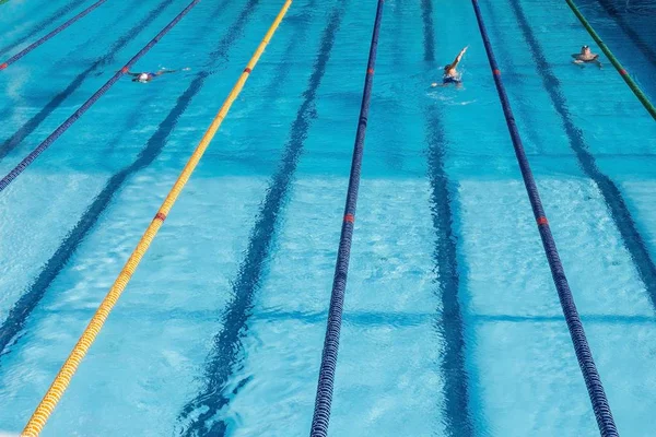 Sportovní bazén, trénink. — Stock fotografie