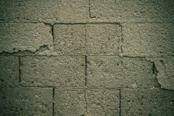 Gray bricks, stucco. — ストック写真