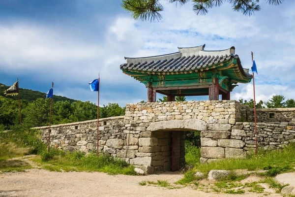Asia Corea Del Sur Antigua Fortaleza Lugar Interesante Arquitectura Tradicional — Foto de Stock