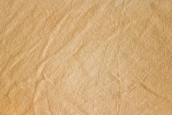 Naturtyget Beige Brunt Orange Bomullskläder Brända Solen Miljövänligt Material — Stockfoto