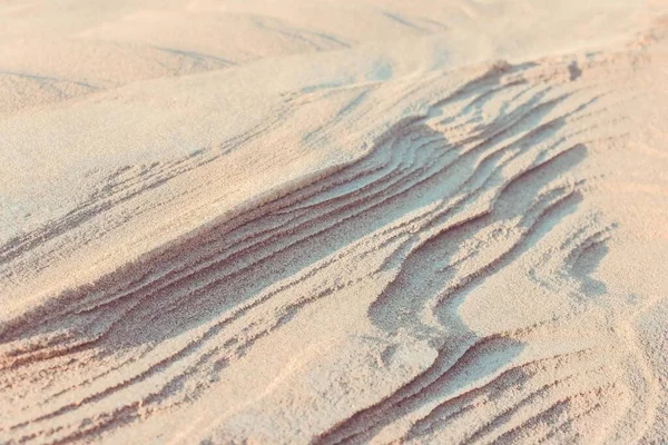 Areia Branca Luz Solar Brilhante Deserto Seca Paisagem Natural — Fotografia de Stock