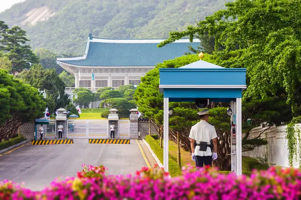 Residencia Oficial Del Presidente Corea Del Sur Poder Estatal Política — Foto de Stock