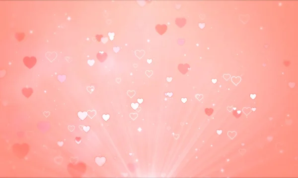 Abstract cute lovely background.Heart pink valentine\'s day presentation concept.