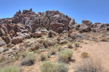 California çölündeki Alabama tepeleri 'nin yalnızlığı.