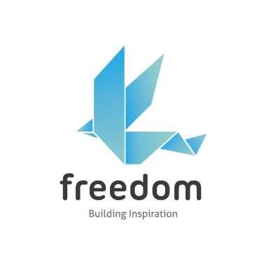Özgürlük logo şablonu.