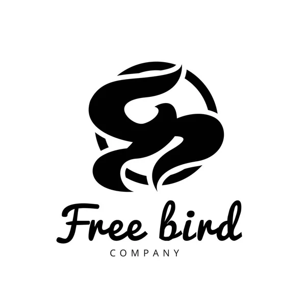 Wzór logo wektora ptaków. — Wektor stockowy