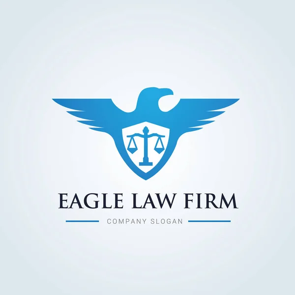 Prawo projektowania wektorowa ikona logo firmy. Uniwersalny prawny, prawnik, skali — Wektor stockowy
