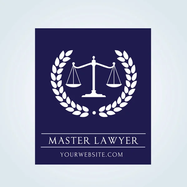 Law firm logo icon vector design. legal, lawyer, law office with creative  symbol. — Stock Vector