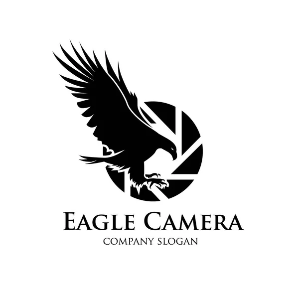 Logo Eagle, set logo Bird, logo Falcon, logo Hawk, modello logo Vector . — Vettoriale Stock