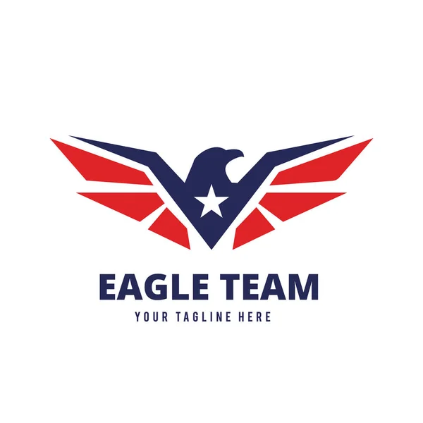 Eagle Logo, ptak logo zestaw, Falcon logo, Hawk logo, wektor logo szablon. — Wektor stockowy