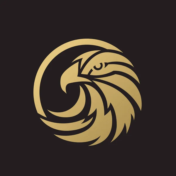 Eagle-Logo, Bird logo set, Falcon logo, Hawk logo, Vector logo sjabloon. — Stockvector