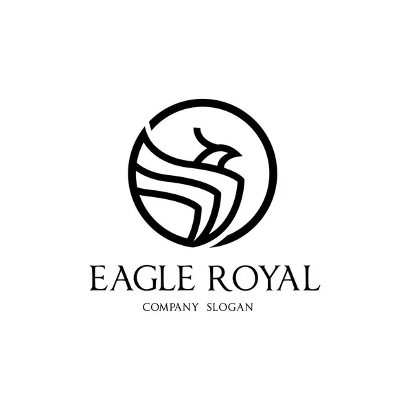 Eagle Logo, fågel logotyp set, Falcon logotyp, Hawk logotypen vektor logo mall. — Stock vektor