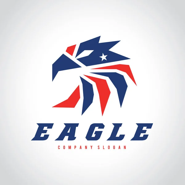 Eagle Logo, ptak logo zestaw, Falcon logo, Hawk logo, wektor logo szablon — Wektor stockowy
