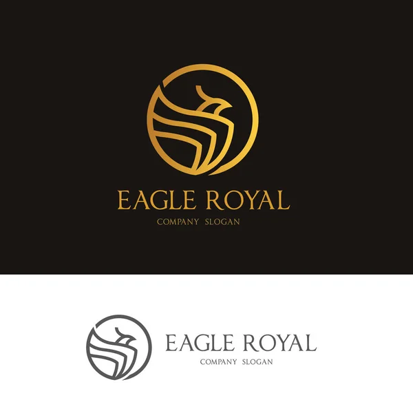 Logo Aigle, Ensemble logo Oiseau, Logo Faucon, Logo Faucon, Modèle de logo vectoriel . Illustrations De Stock Libres De Droits