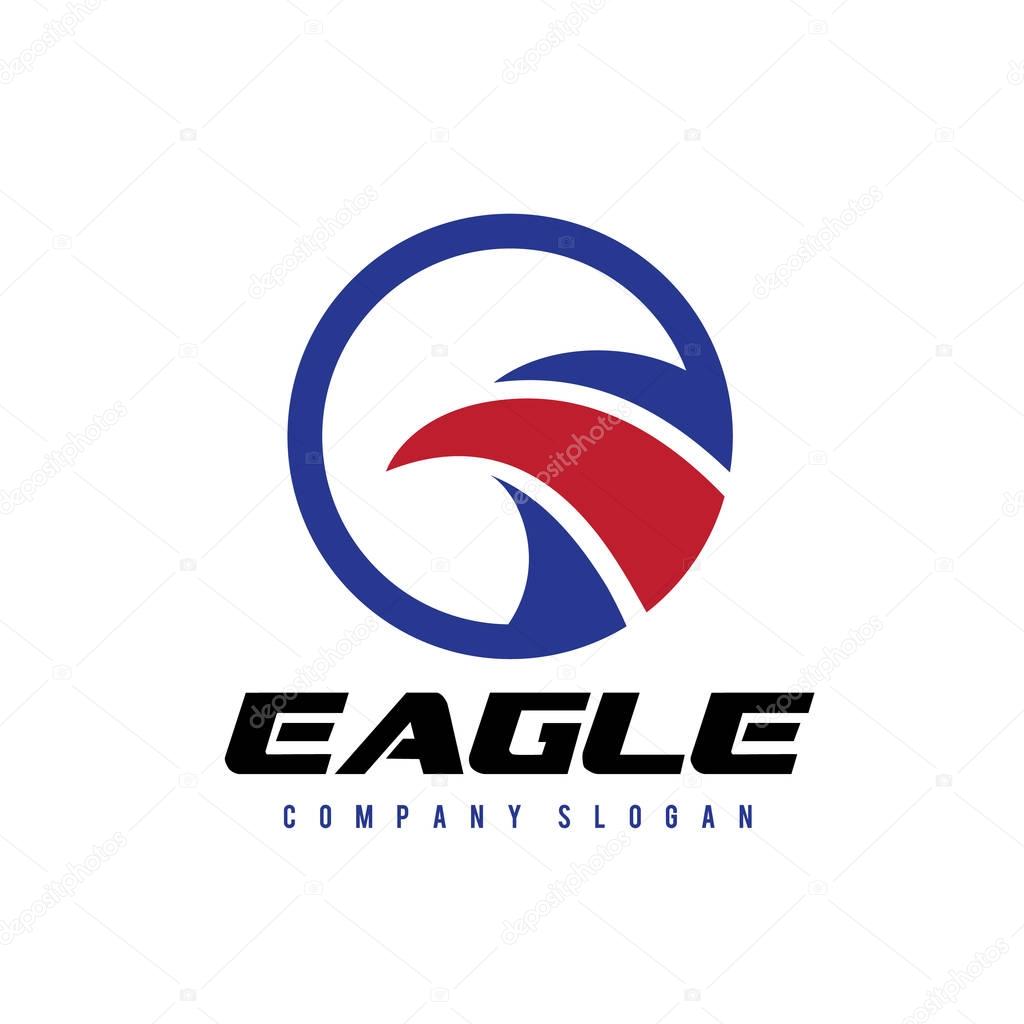 Eagle Logo, Bird logo set, Falcon logo, Hawk logo, Vector logo template