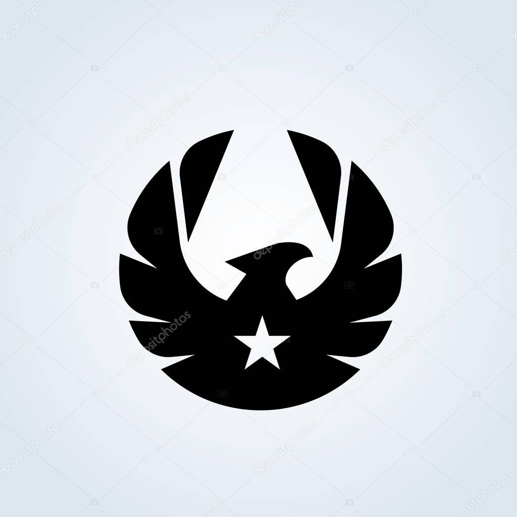 Eagle Logo, Bird logo set, Falcon logo, Hawk logo, Vector logo template 